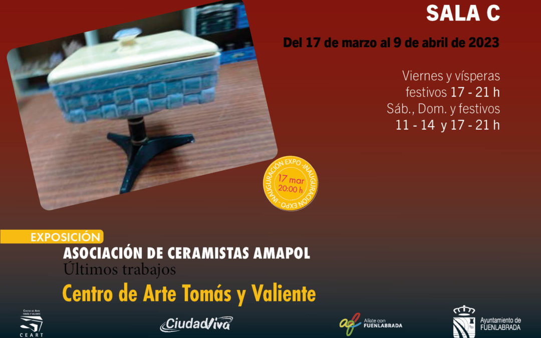 Exposición de los últimos trabajos de la Asociación de Ceramistas Amapol